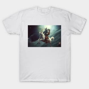 Cat Rider of the Apocalypse II - Strange Painting T-Shirt